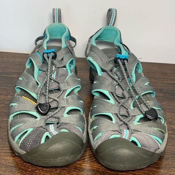 Keen Women's Whisper Closed Toe Sandal Black/Steel Grey Size 7 - Picture 5 of 8